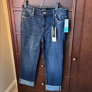 Liverpool Women’s Dark Wash Boyfriend Crop Jeans nwt